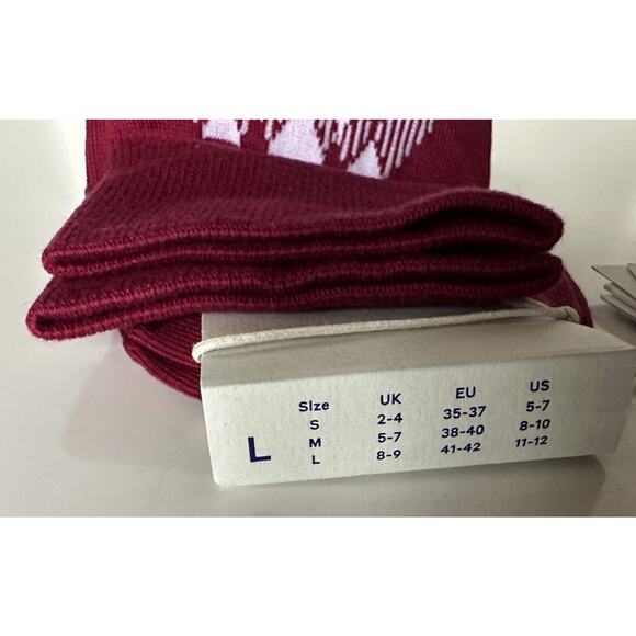 Burberry 3 Bar Socks Ripple/White L (11-12 US / 41-42 Euro) 8079927 NWT $140 - Picture 7 of 9